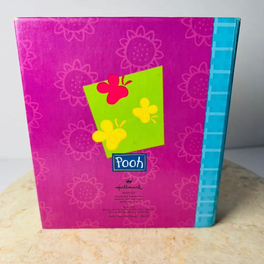 NOS Vintage Disney Winnie The Pooh‎ Hallmark Address Book Binder Call Log